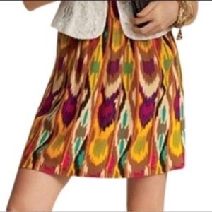 Cabi Colorful Patterned Women's Skirt L